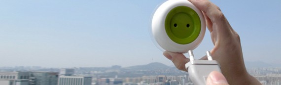 Solar plug for windows that generates electricity by Kyuho Song & Good Oh